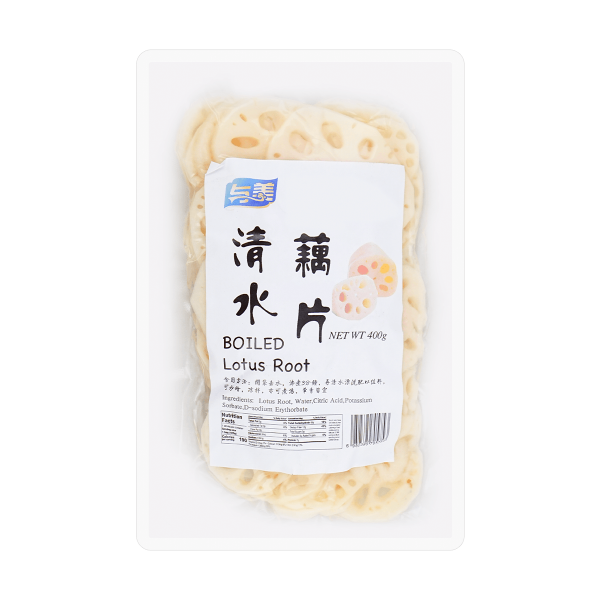 YUMEI Boiled Sliced Lotus Root, 14.1oz