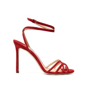 Jimmy ChooMimi 100 wrap-around suede sandals | Jimmy Choo | MATCHESFASHION US