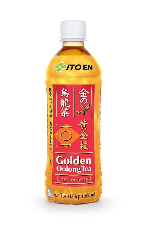 Tea Golden Oolong Tea, Unsweetened, 16.9 Ounce (Pack of 12)
