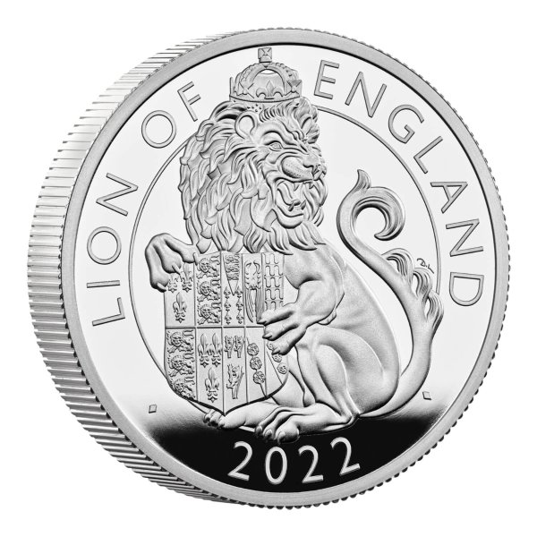 都铎皇室 英格兰之狮 2022 UK 2oz 银质纪念币