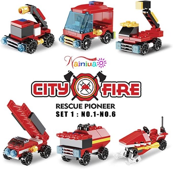 消防救援玩具车套装1