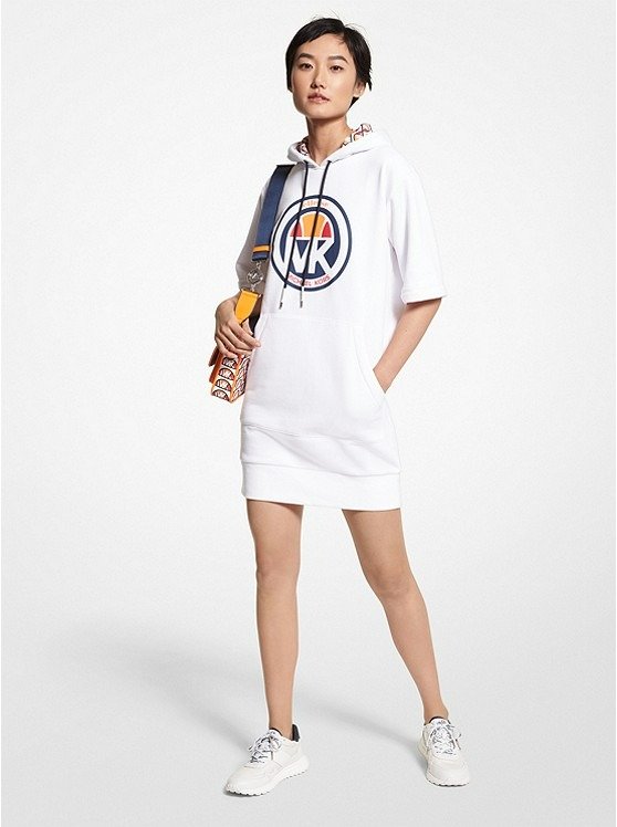 MMK X ellesse Logo Organic Cotton Blend Hoodie Dress