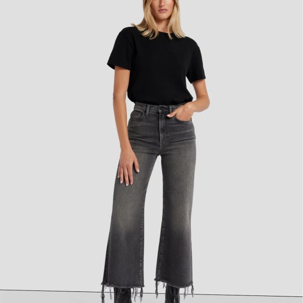 Luxe Vintage Ultra High Rise Cropped Jo in Courage
