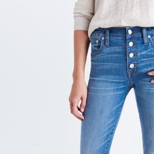 Cali demi-boot jeans: chewed-hem edition @ Madewell