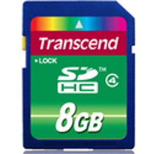 Transcend 8GB Class 4 SDHC Memory Card
