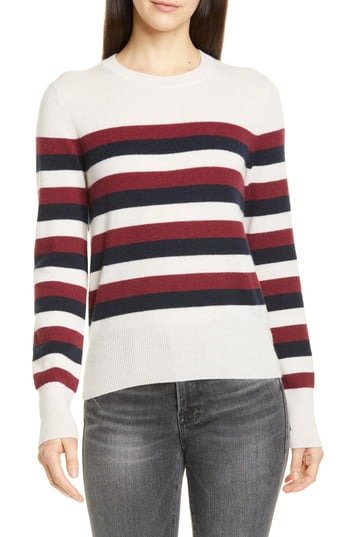 Cielle Striped Wool & Cashmere Sweater