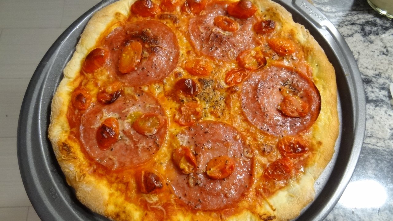 【健康又美味】在家烤披萨其实很简单