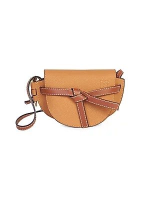 - Mini Gate Leather Saddle Bag