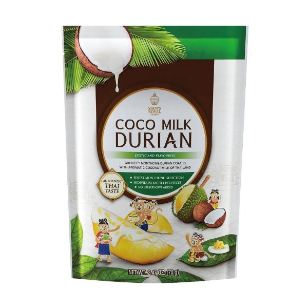 Siam's Royal Sweet Coco Milk Durian, 70g