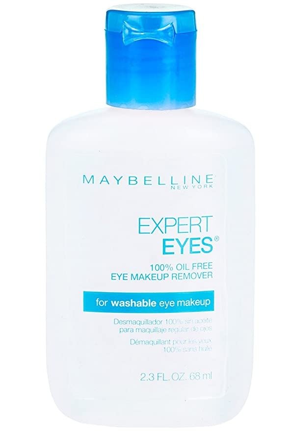 Maybelline Expert Eyes Oil-Free Eye Makeup Remover, For Washable Eye Makeup, 2.3 fl. oz.