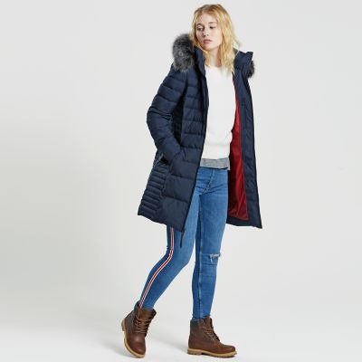 | Women's Long Quilted Down Jacket