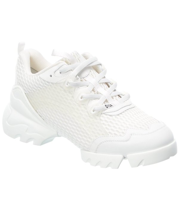 D-Connect Leather & Mesh Sneaker