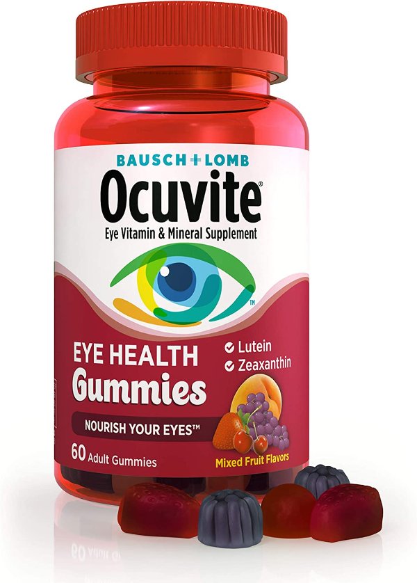 Ocuvite 维生素+护眼叶黄素软糖 水果口味 60粒