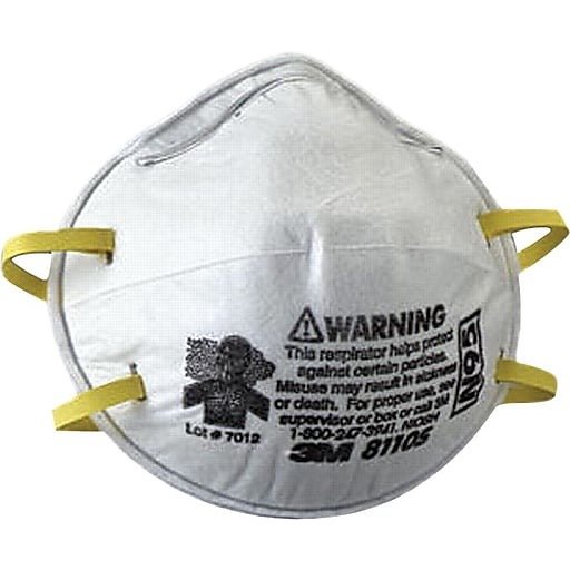 3M™ N95 Grade Small Stapled Fixed Strap Cup Style Particulate Respirator