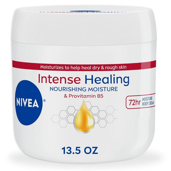 NIVEA Intense Healing Cream, Moisturizing Body Cream for Dry Skin, 13.5 oz jaroger vivier