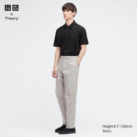 Uniqlo Men's EZY Dry Ex Jogger Pants Black Smart Large (33-36 Waist)