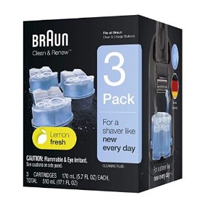 BraunClean and Renew Cartridge Refills, 3Count