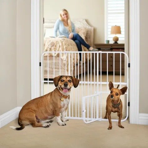 Easy-Fit Tuffy Expandable Pet Gate, 26"-42" W x 24" H | Petco