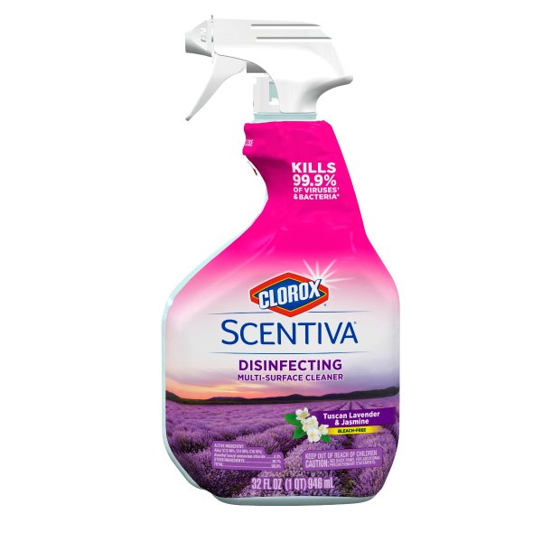 Scentiva Multi Surface Cleaner, Spray Bottle, Bleach Free