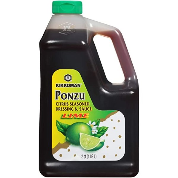 Ponzu Lime Plastic FS Bottle, 64 Fl Oz