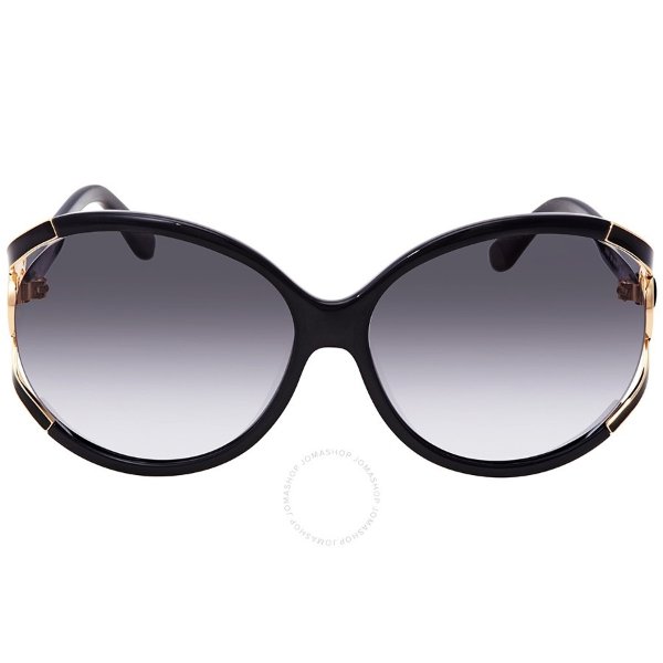  Grey Gradient Round Ladies Sunglasses SF600S 001