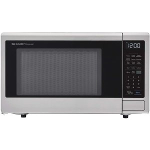 $149.99 Sharp ZSMC1449FS 智能台面微波炉 1.4 立方英尺,不锈钢 - 与 Alexa 一起使用 — 经认证的人体设备