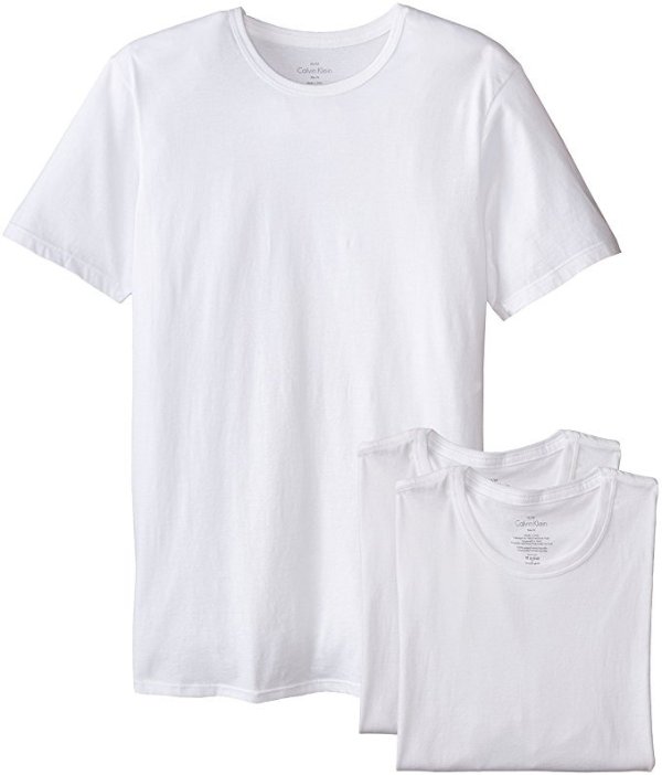 Men's Undershirts Cotton Classics 3 Pack Slim Fit Crew Neck T-Shirts