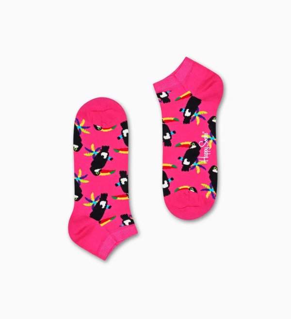 Toucan Low Socks, Pink | Happy Socks