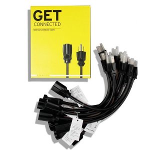Etekcity 10 Pack Power Extension Cord Cable Strip