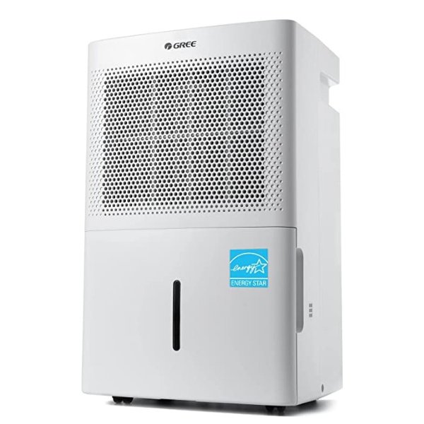 Dehumidifier 50 Pint with Pump for up to 4500 Sq.ft, Energy Star Dehumidifier for Large Room, Basement, Bedroom. Intelligent Humidity Control, LED Control panel, Quiet dehumidifier with drain hose