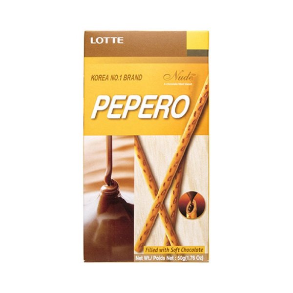 LOTTE Pepero Biscuit Sticks, Nude 50g