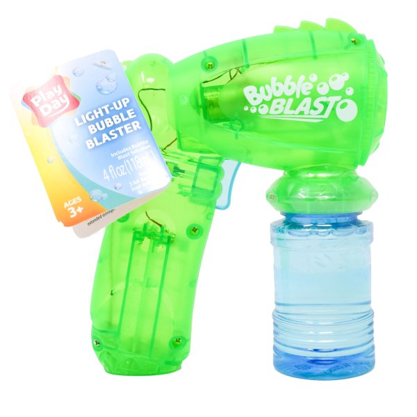Light Up Bubble Blaster, Includes Bubble Solution