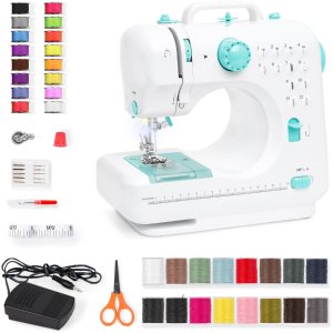 Best Choice Products 6V Portable Foot Pedal Sewing Machine w/ 12 Stitch Patterns