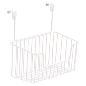 Mainstays Over-the-Cabinet Small Basket, White