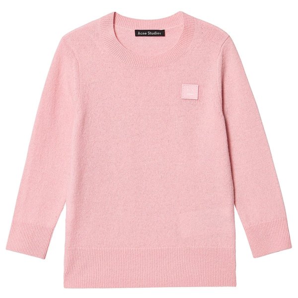 Pink Knitted Logo Jumper | AlexandAlexa
