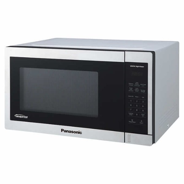 1.3CuFt Stainless Steel Countertop Microwave