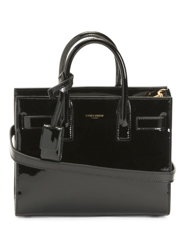 Made In Italy Patent Leather Classic Satchel
