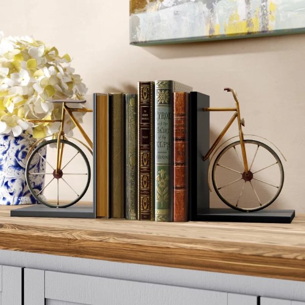 Bicycle Book Ends