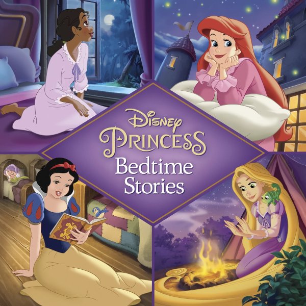 迪士尼公主睡前硬面故事书