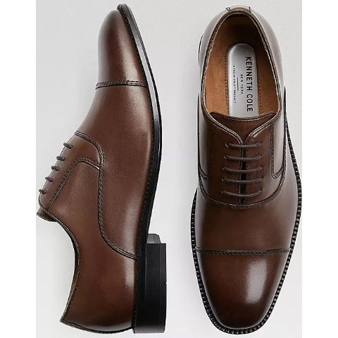 hart schaffner marx richmond tan cap toe oxfords