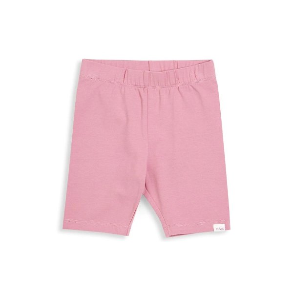 Little Girl's Pink Sky Bike Shorts