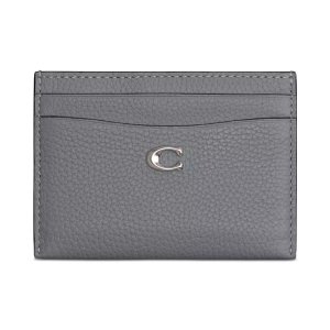CoachEssential Polished Pebble Leather Card Case