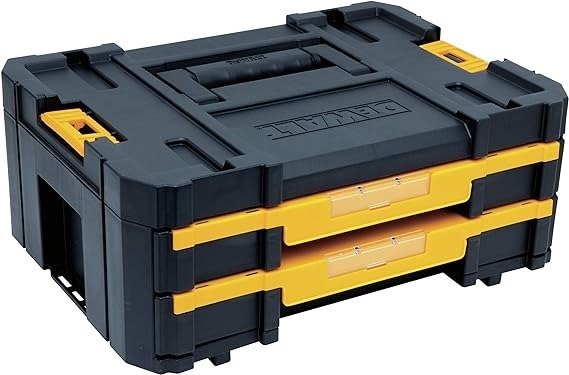 TSTAK Tool Storage Organizer with Double Drawers, Holds Up to 16.5 lbs. (DWST17804)