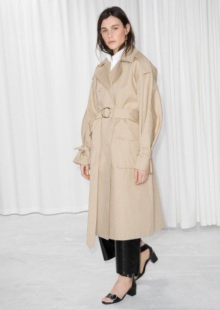 & Other Stories | Oversized Trench Coat | Beige