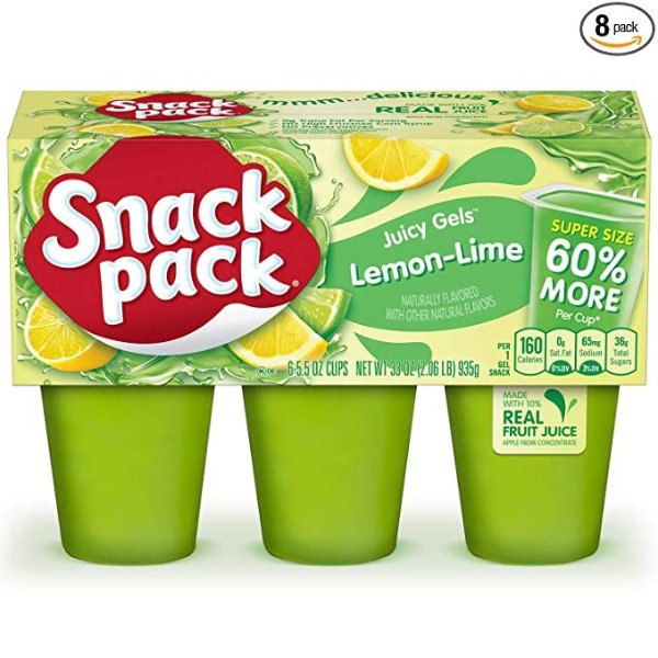 Snack Pack 青柠果汁布丁 5.5oz 48杯