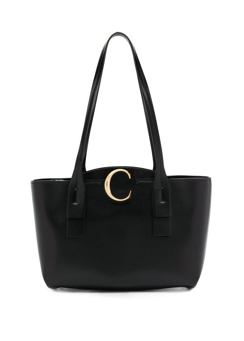 C Leather Shoulder Bag