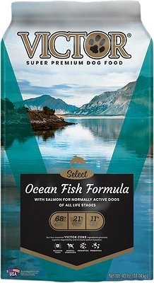 VICTOR Ocean Fish Formula with Alaskan Salmon Dry Dog Food, 40-lb bag - Chewy.com