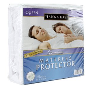 Kay Premium 100% Waterproof Mattress Protector ,Hypoallergenic