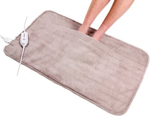 Serta Ultra Soft Plush Electric Heated Warming Pad for Feet