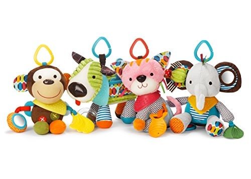 Bandana Buddies Baby Activity and Teething Toy with Multi-Sensory Rattle and Textures, Lion